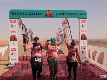 Félicitations à nos gazelles Camille, Aurélie et Stéphanie qui ont relevé avec succès le défi du Trek'in Gazelles !

On rappelle que le Trek'in Gazelles...