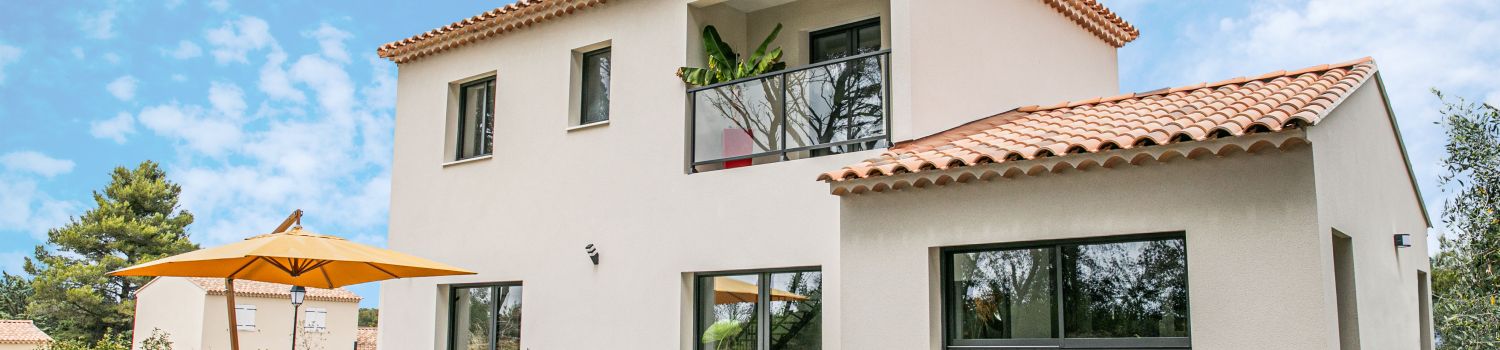 Maison contemporaine à étage