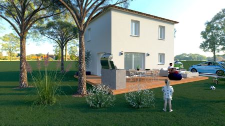 Vente terrain + maison SAINT-CANNAT Bouches-du-Rhône