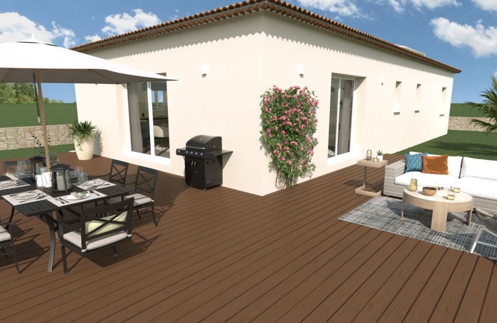 Vente terrain + maison LE PUY-SAINTE-REPARADE Bouches-du-Rhône