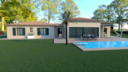 Vente terrain + maison AIX-EN-PROVENCE Bouches-du-Rhône