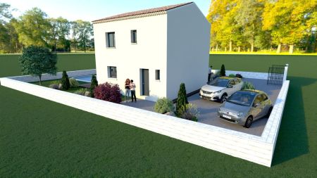 Vente terrain + maison AUBAGNE Bouches-du-Rhône