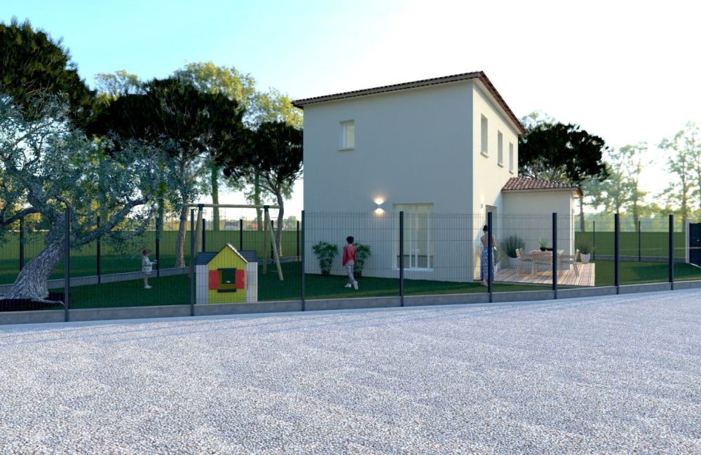 Vente terrain + maison MARIGNANE Bouches-du-Rhône