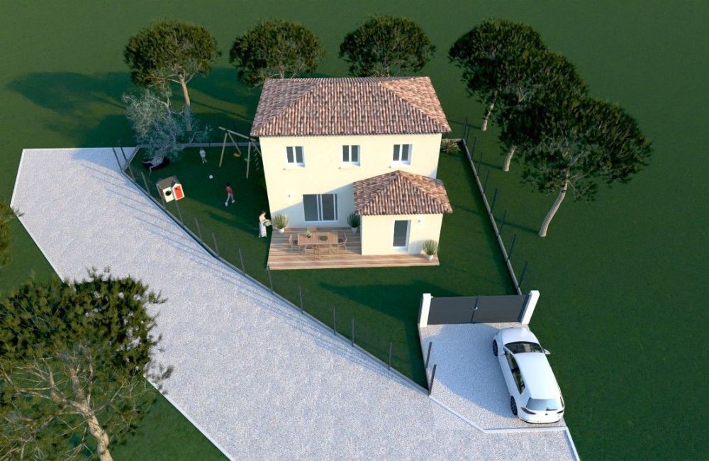 Vente terrain + maison MARIGNANE Bouches-du-Rhône