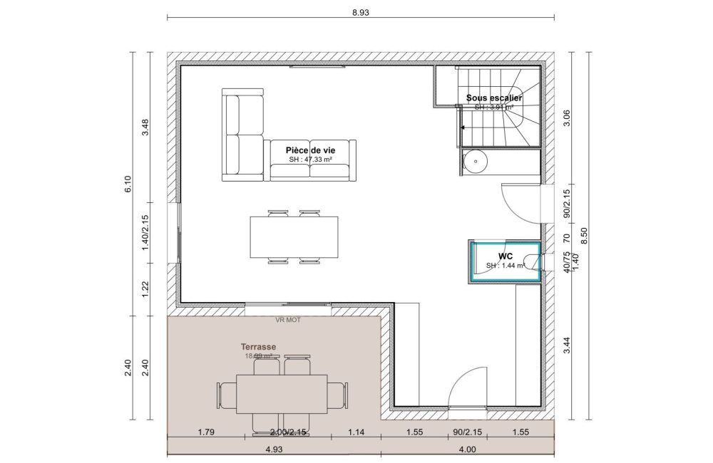 Vente terrain + maison MARIGNANE Bouches-du-Rhône