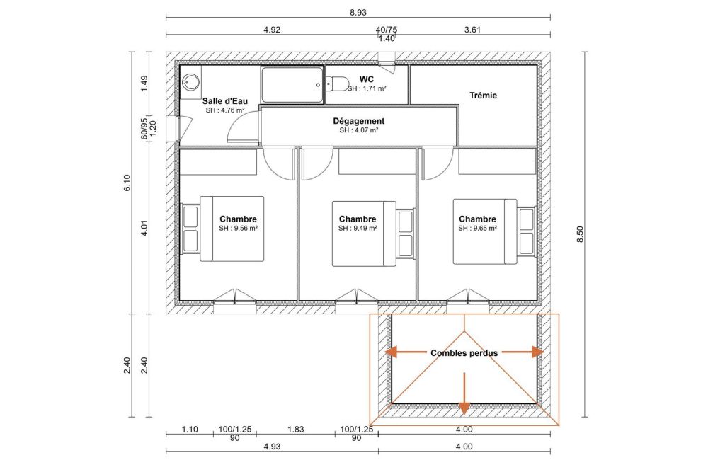 Vente terrain + maison MARIGNANE Bouches-du-Rhône