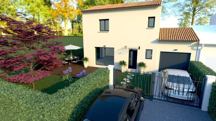 Vente terrain + maison PEYROLLES-EN-PROVENCE Bouches-du-Rhône