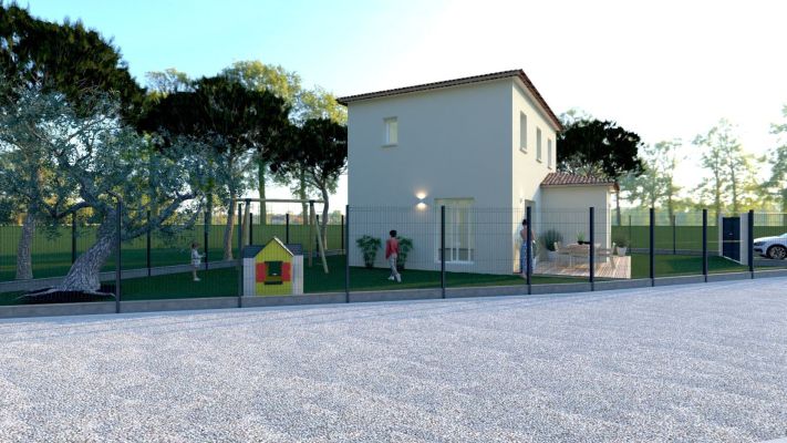 Vente terrain + maison MARIGNANE Bouches-du-Rhône
