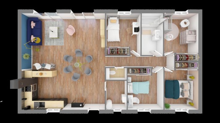 Vente terrain + maison PELISSANNE Bouches-du-Rhône