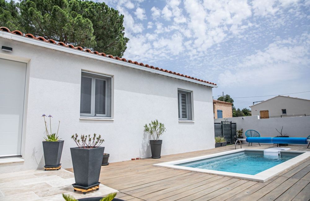 Vente terrain + maison CHATEAUNEUF-DE-GADAGNE Vaucluse