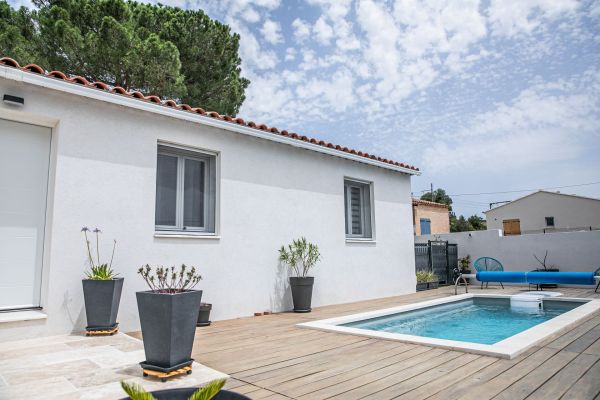 Vente terrain + maison CHATEAUNEUF-DE-GADAGNE Vaucluse