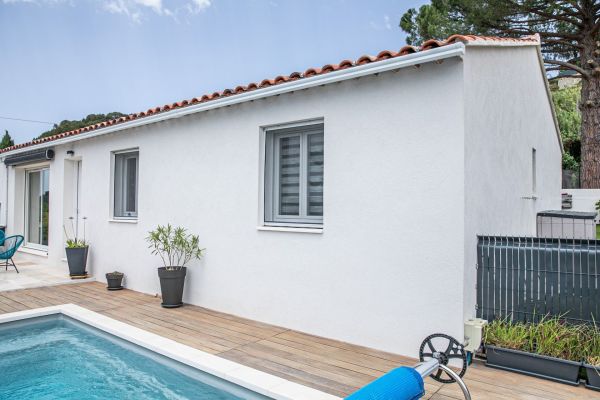 Vente terrain + maison CHATEAUNEUF-DE-GADAGNE Vaucluse