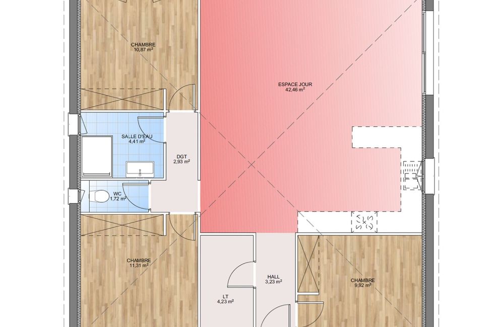 Vente terrain + maison MALLEMORT Bouches-du-Rhône