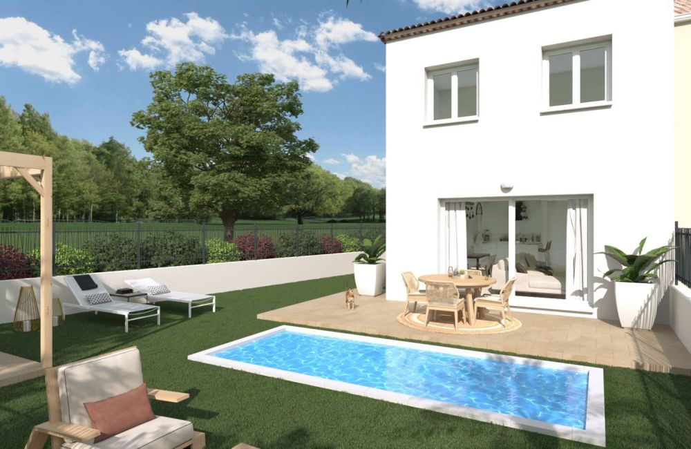 Vente terrain + maison VELAUX Bouches-du-Rhône