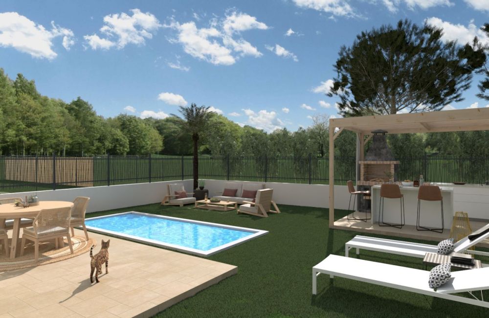 Vente terrain + maison VELAUX Bouches-du-Rhône