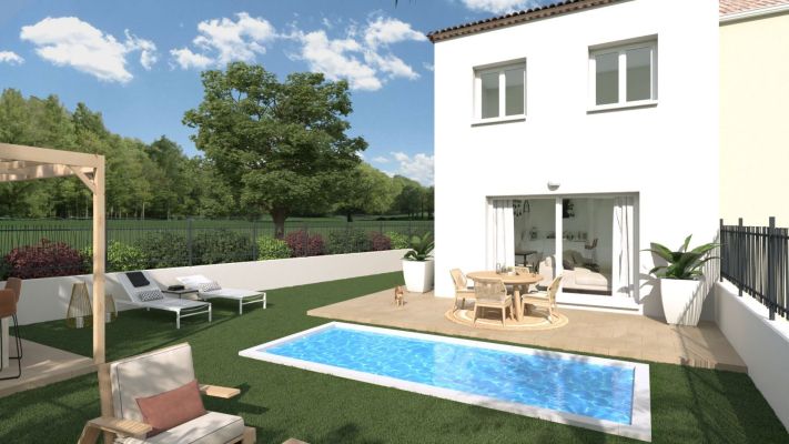 Vente terrain + maison VELAUX Bouches-du-Rhône