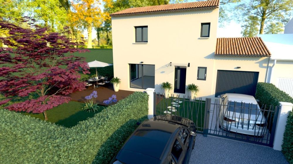 Vente terrain + maison PEYROLLES-EN-PROVENCE Bouches-du-Rhône