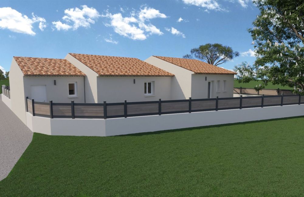 Vente terrain + maison VELAUX Bouches-du-Rhône