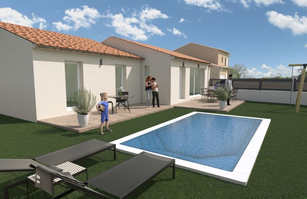 Vente terrain + maison VELAUX Bouches-du-Rhône