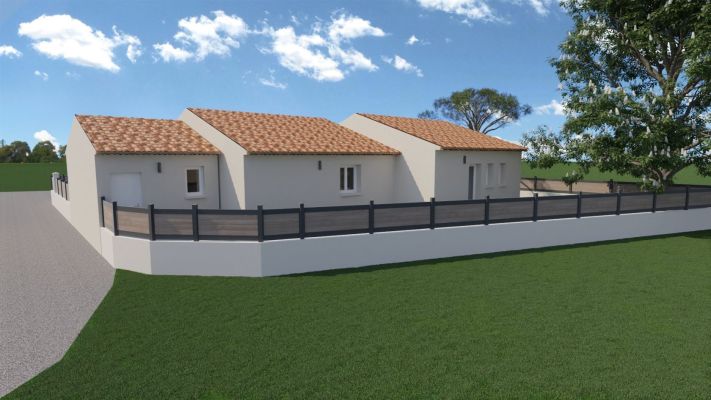 Vente terrain + maison VELAUX Bouches-du-Rhône