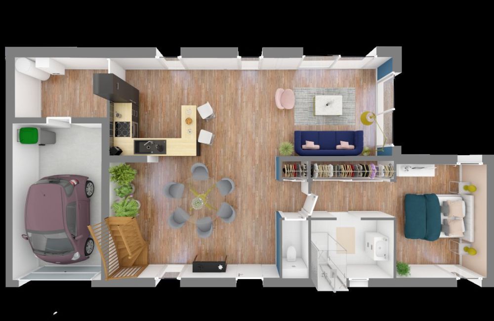 Vente terrain + maison PLAN-DE-CUQUES Bouches-du-Rhône