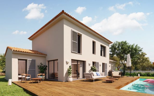 Vente terrain + maison PLAN-DE-CUQUES Bouches-du-Rhône