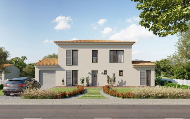 Vente terrain + maison PLAN-DE-CUQUES Bouches-du-Rhône