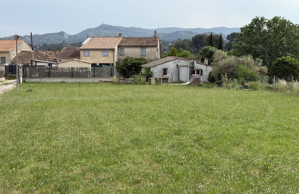 Vente terrain + maison LA BOUILLADISSE Bouches-du-Rhône