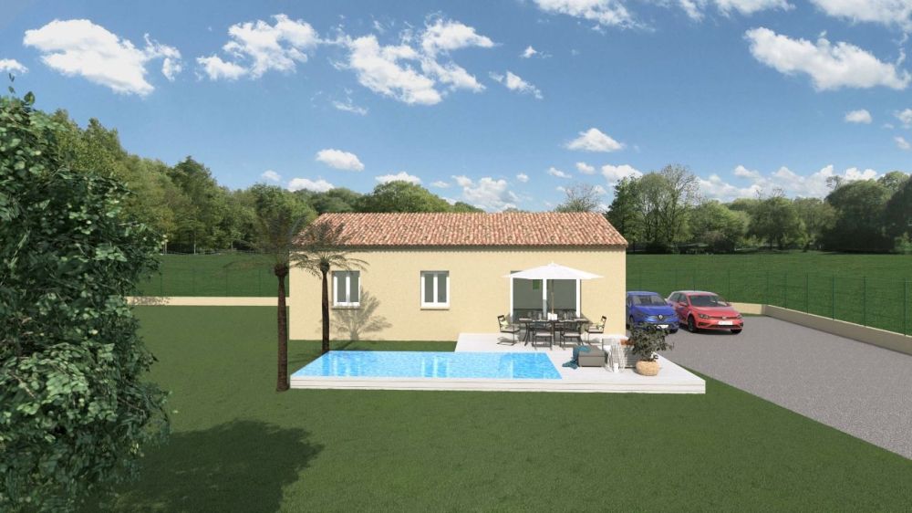 Vente terrain + maison FORCALQUEIRET Var