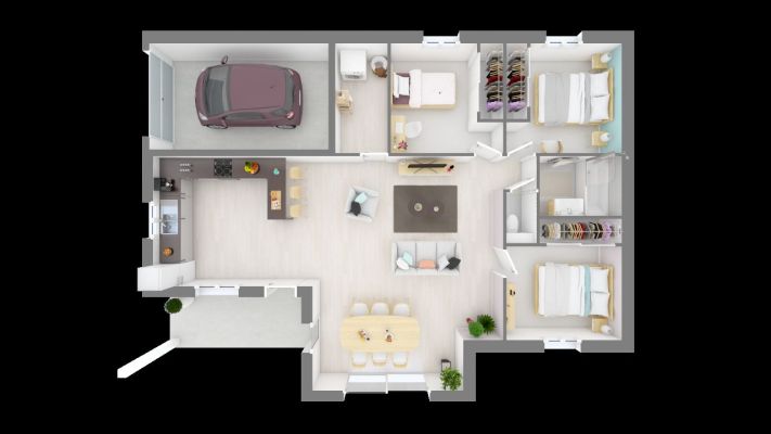 Vente terrain + maison PELISSANNE Bouches-du-Rhône