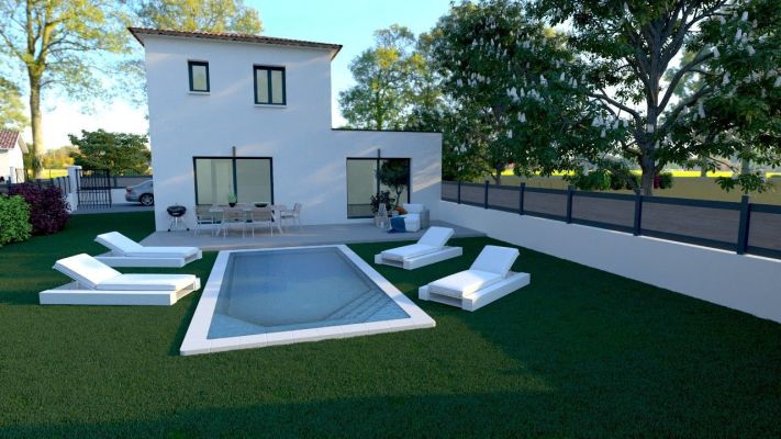 Vente terrain + maison LES PENNES-MIRABEAU Bouches-du-Rhône