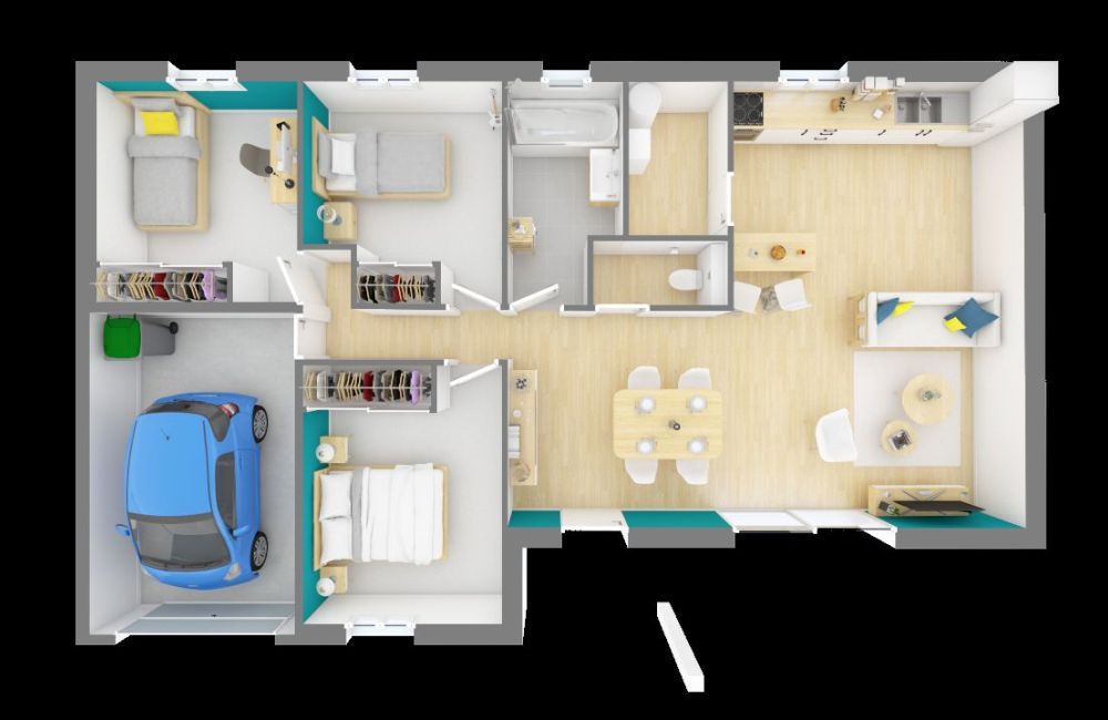 Vente terrain + maison ALLEINS Bouches-du-Rhône