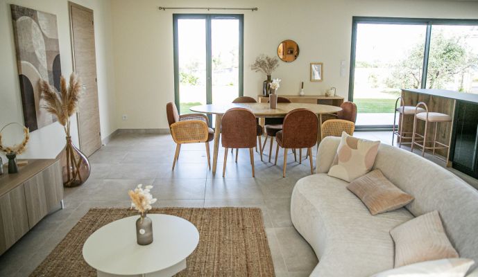 Vente terrain + maison LAMBESC Bouches-du-Rhône