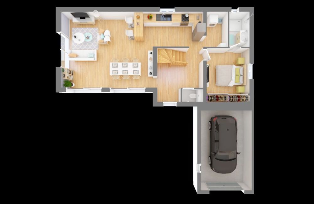 Vente terrain + maison AURIOL Bouches-du-Rhône