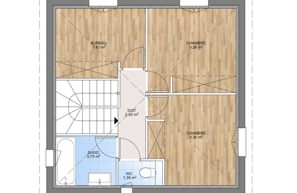 Vente terrain + maison AURIOL Bouches-du-Rhône