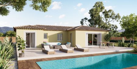 Vente terrain + maison LA BARBEN Bouches-du-Rhône