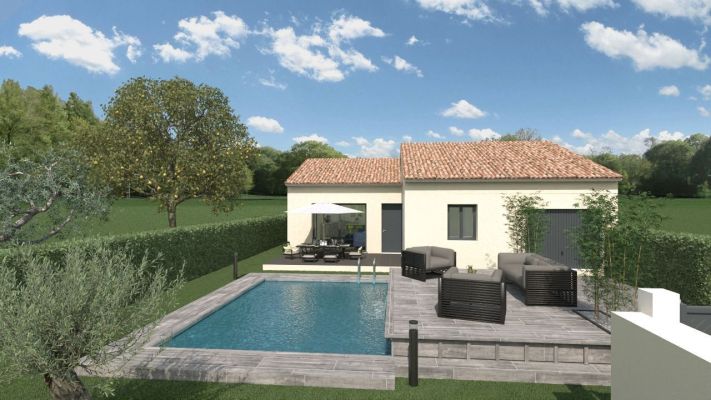Vente terrain + maison PIERREVERT Alpes-de-Haute-Provence