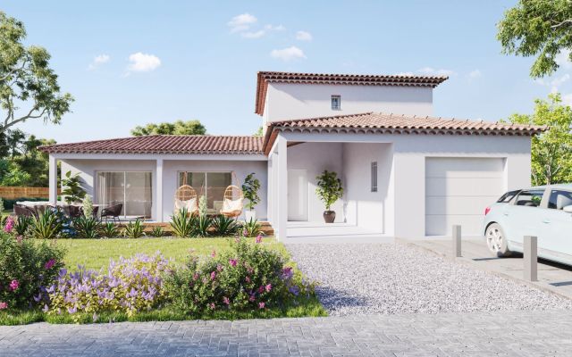 Vente terrain + maison AURIOL Bouches-du-Rhône