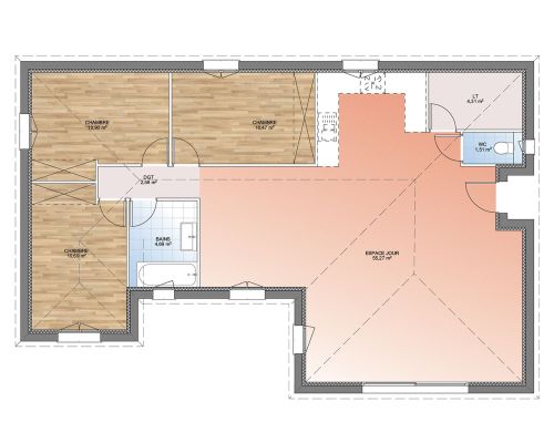 Vente terrain + maison LA BARBEN Bouches-du-Rhône