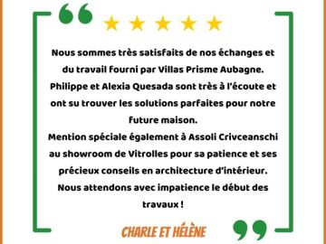 ⭐️ 𝗩𝗢𝗦 𝗔𝗩𝗜𝗦 ⭐️
💚 Un immense MERCI à nos clients !
Aujourd’hui, nous mettons en avant l'agence de Villas Prisme Aubagne, et nous voulions exprimer notre...