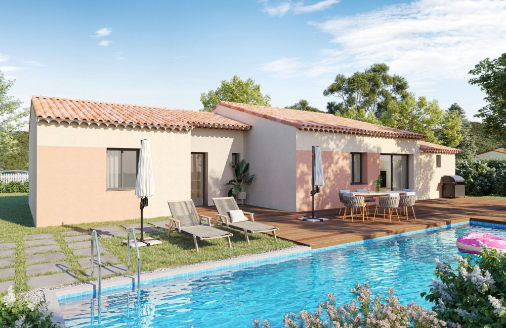 Vente terrain + maison ALLEINS Bouches-du-Rhône