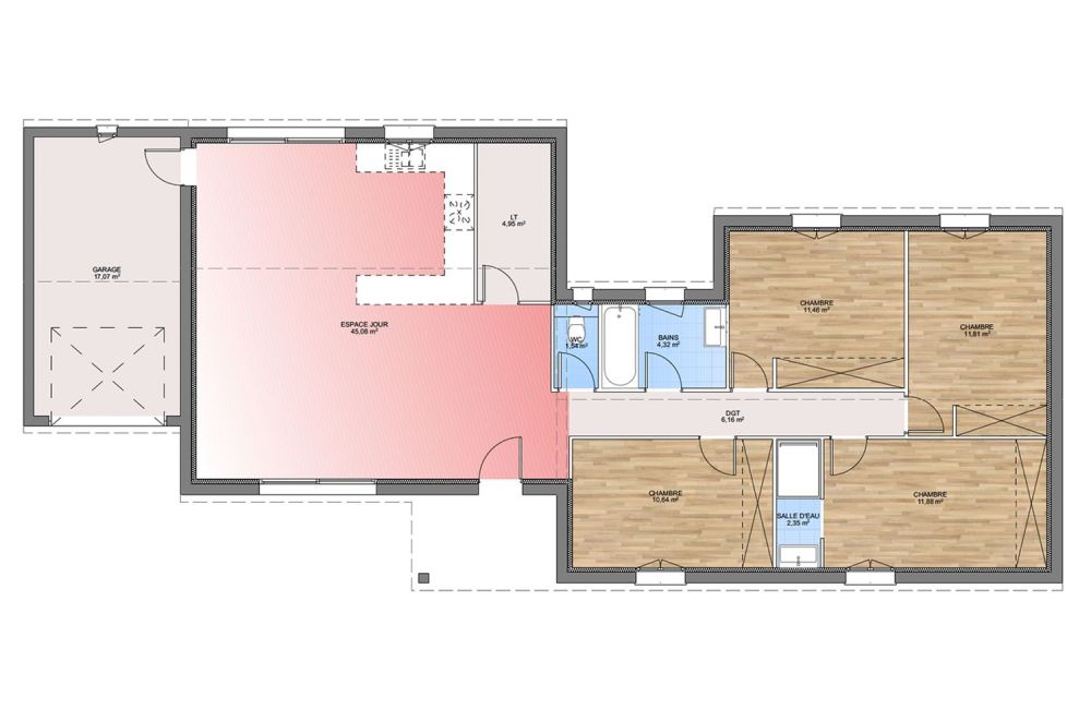 Vente terrain + maison ALLEINS Bouches-du-Rhône