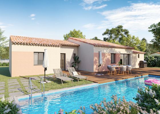 Vente terrain + maison ALLEINS Bouches-du-Rhône