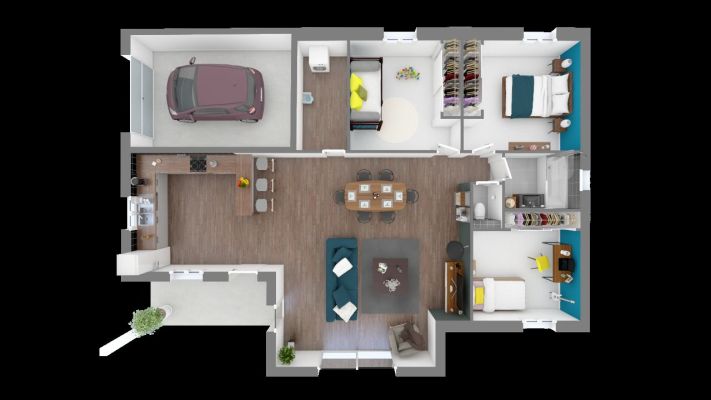 Vente terrain + maison LA BARBEN Bouches-du-Rhône