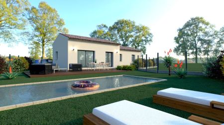 Vente terrain + maison POURRIERES Var
