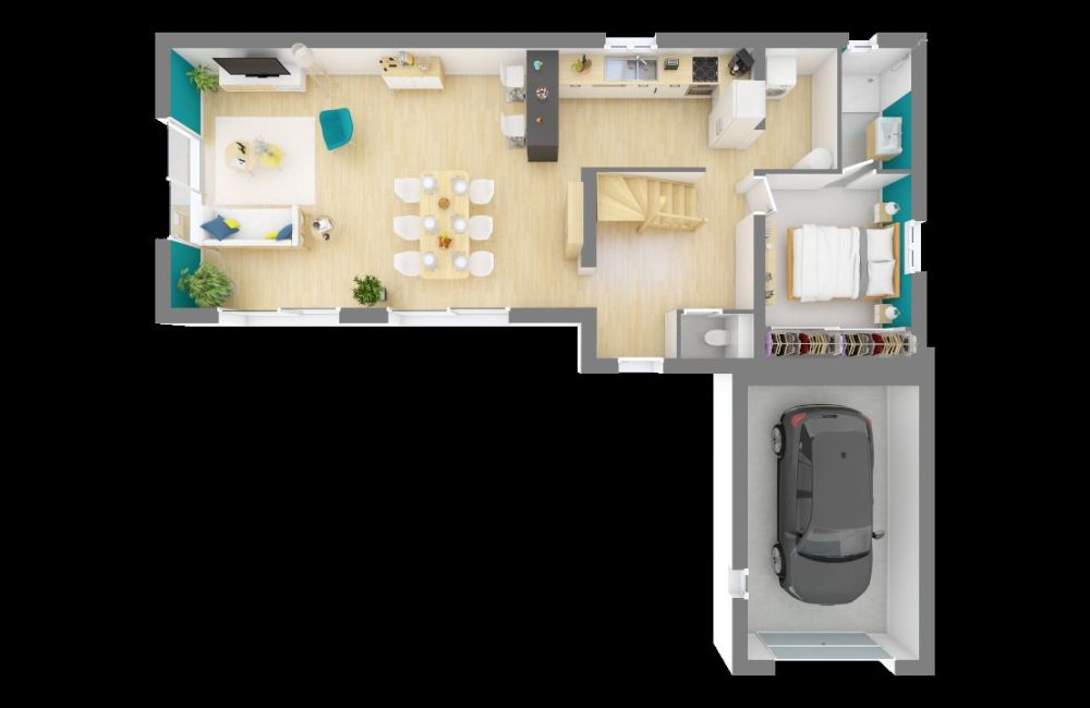 Vente terrain + maison PELISSANNE Bouches-du-Rhône