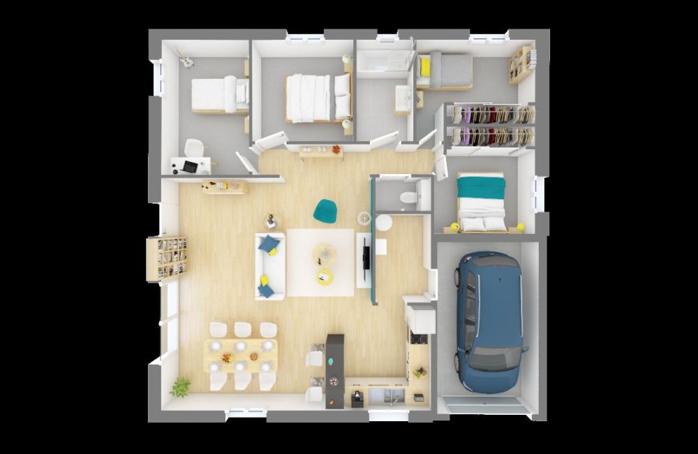 Vente terrain + maison ALLEINS Bouches-du-Rhône