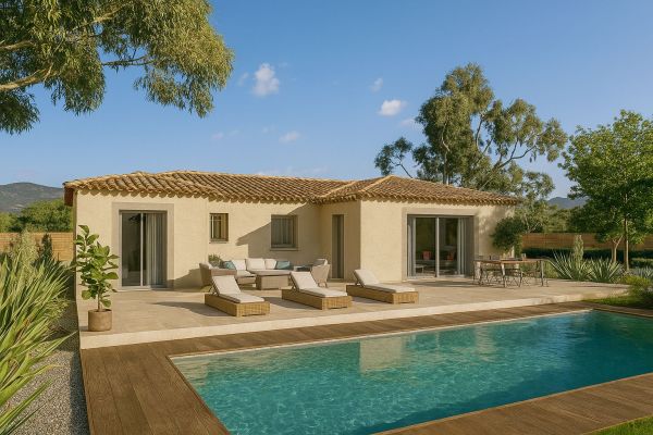 Vente terrain + maison DRAGUIGNAN Var