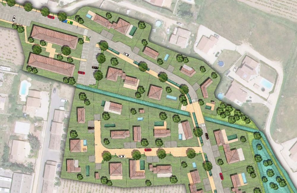 Vente terrain + maison POURRIERES Var