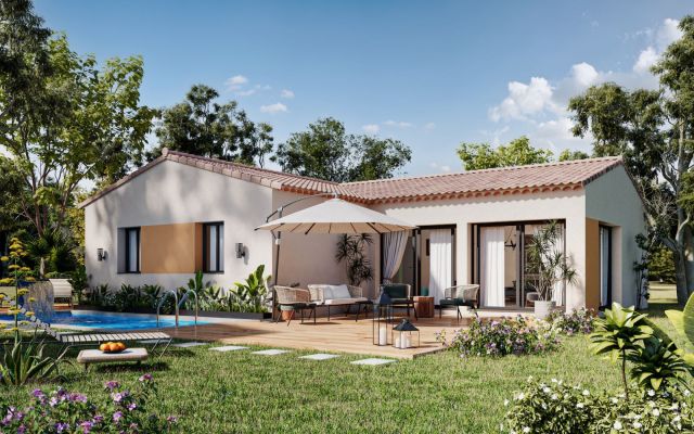 Vente terrain + maison LE BRUSQUET Alpes-de-Haute-Provence